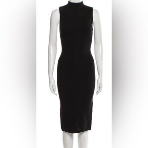 Alice + Olivia Black Midi Dress